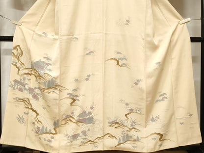 平和屋着物■上質な小紋 松竹梅 御所解文 正絹 逸品 CABD3478ev