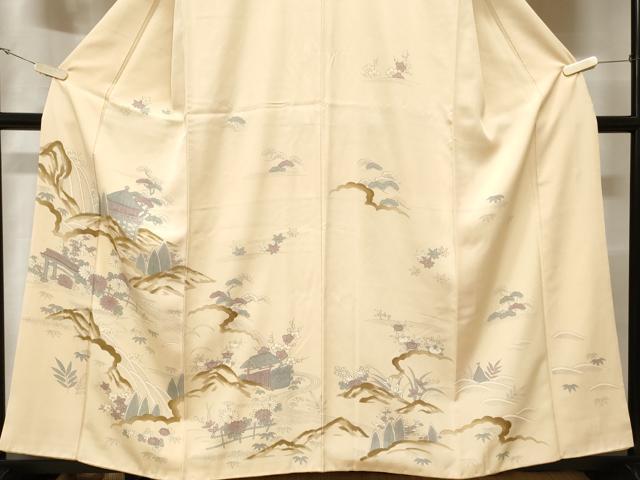 平和屋着物■上質な小紋 松竹梅 御所解文 正絹 逸品 CABD3478ev