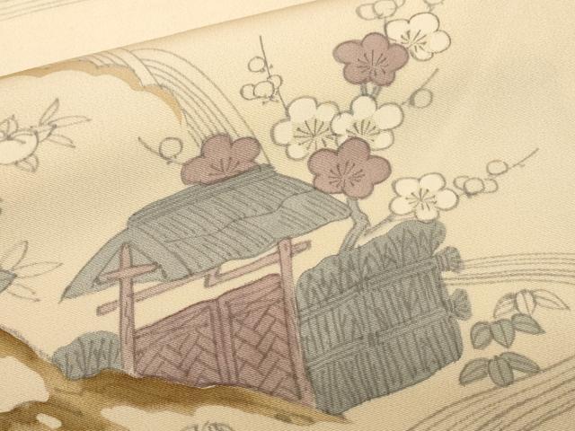 平和屋着物■上質な小紋 松竹梅 御所解文 正絹 逸品 CABD3478ev