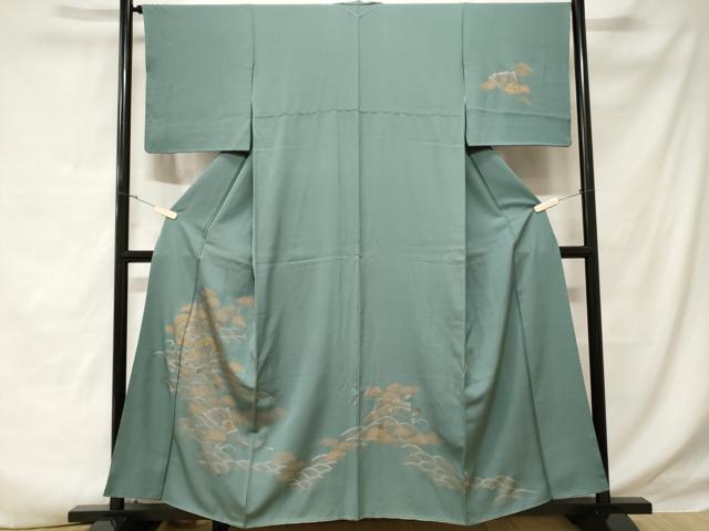 平和屋着物■訪問着 鼓 扇面花文 金彩 正絹 逸品 CABD3480ev