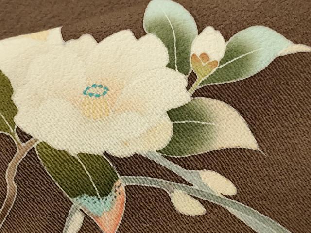 平和屋着物■訪問着 枝花文 暈し染め 正絹 逸品 CABD3491ev