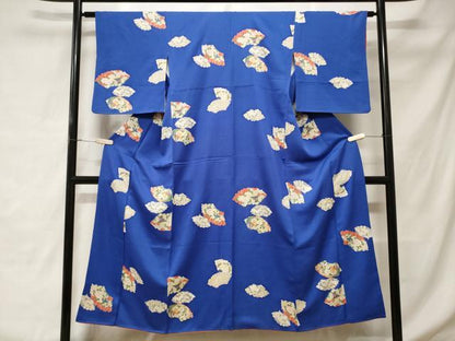 平和屋着物■上質な小紋 貝桶草花文 金彩 正絹 逸品 CABD3500ev