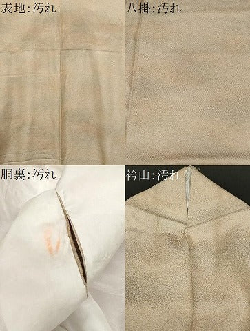 平和屋着物■上質な小紋 霞文 暈し染め 正絹 逸品 CABD3546ev