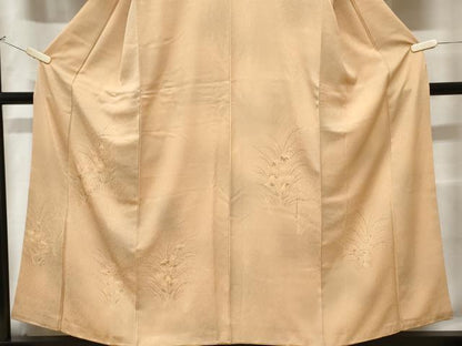 平和屋着物■訪問着 刺繍 草花文 暈し染め 正絹 逸品 CABD3558ev