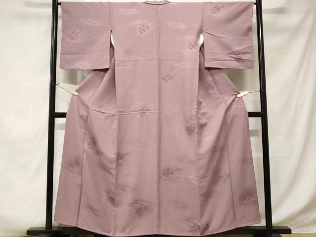 平和屋着物■上質な小紋 遠山樹林文 暈し染め 正絹 逸品 CABD3561ev