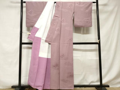 平和屋着物■上質な小紋 遠山樹林文 暈し染め 正絹 逸品 CABD3561ev