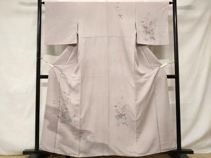 平和屋着物■訪問着 枝花籠文 暈し染め 正絹 逸品 CABD3582ev