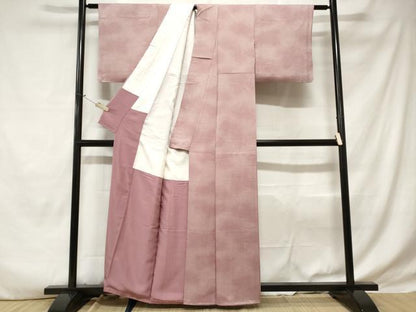 平和屋着物■上質な小紋 霞 流水文 暈し染め 正絹 逸品 CABD3595ev