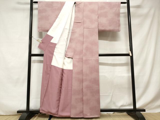 平和屋着物■上質な小紋 霞 流水文 暈し染め 正絹 逸品 CABD3595ev