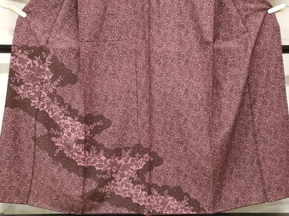 平和屋着物■訪問着　更紗花唐草文　正絹　逸品　CABD3625ev