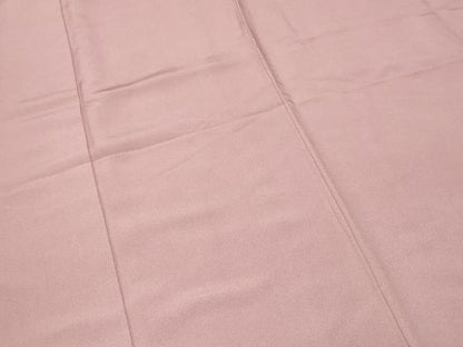 平和屋着物■上質な色無地　撫子色　正絹　逸品　CABD3634ev