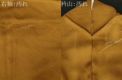 平和屋着物■訪問着　籬花蝶丸文　暈し染め　金彩　正絹　逸品　CABD3678ev