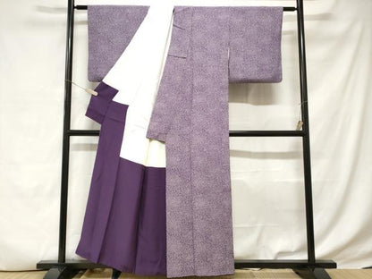 平和屋着物■江戸小紋　花尽くし　正絹　逸品　CABD3713ev