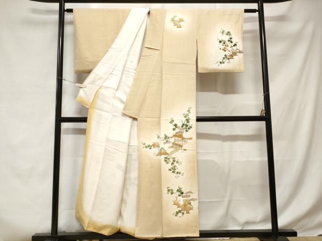 平和屋着物■訪問着　御所解文　暈し染め　金彩　正絹　逸品　CABD3738ev