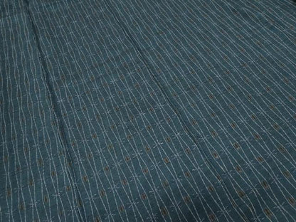 平和屋着物■上質な紬 立涌絵絣文 正絹 逸品 CABD3741ev