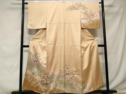 平和屋着物■訪問着　御所解文　暈し染め　金彩　正絹　逸品　CABD3776ev