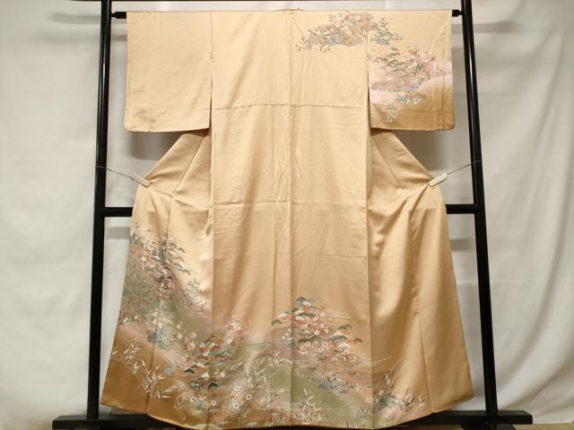 平和屋着物■訪問着　御所解文　暈し染め　金彩　正絹　逸品　CABD3776ev
