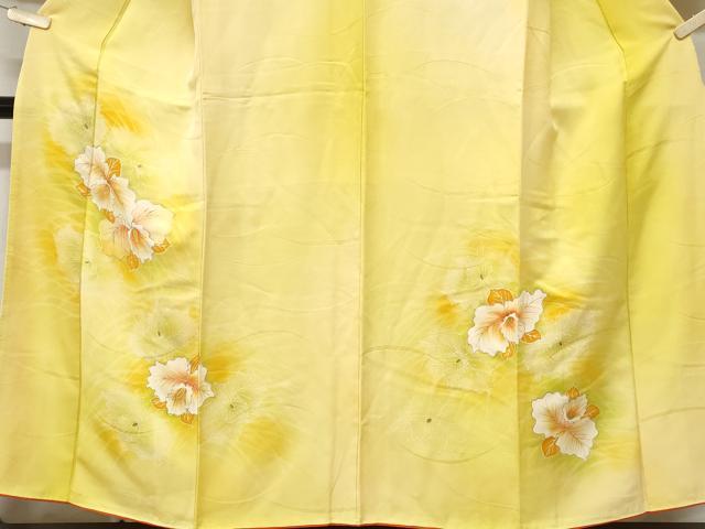 平和屋着物■訪問着　舞花文　暈し染め　金彩　正絹　逸品　CABD3832ev