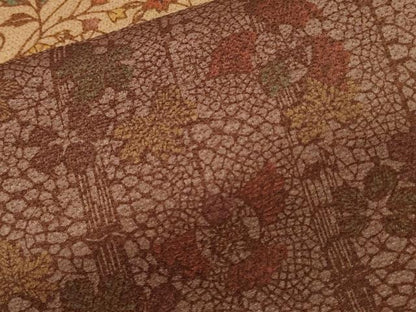 平和屋着物■訪問着　流水草花文　暈し染め　正絹　逸品　CABD3846ev