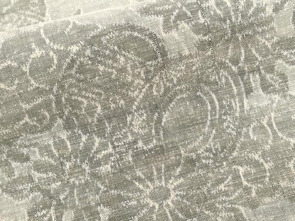 平和屋着物■上質な紬　鼓草花文　背抜き仕立て　正絹　逸品　CABD3847ev