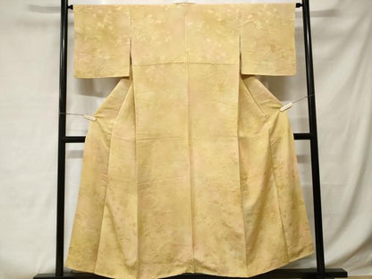 平和屋着物■上質な小紋　風景地紋　霞文　暈し染め　正絹　逸品　CABD3861ev