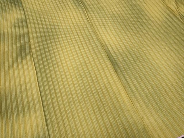 平和屋着物■上質な小紋　霞文　縞　正絹　逸品　CABD3867ev