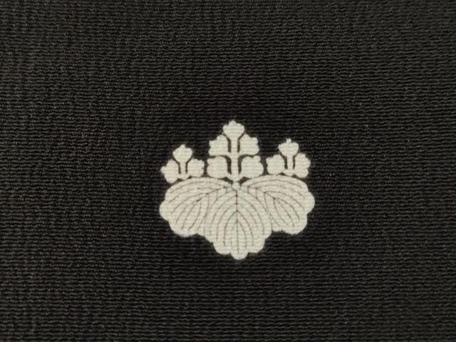 平和屋着物■豪華黒留袖　刺繍　松竹梅花鳥文　金彩　正絹　逸品　CABD3892ev