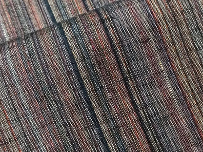 平和屋着物■上質な紬　縞　正絹　逸品　CABD3893ev