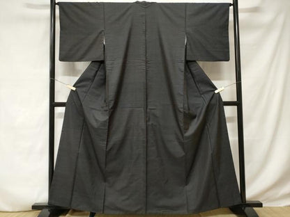 平和屋着物■本場大島紬 幾何学文 正絹 逸品 CABD3914ev