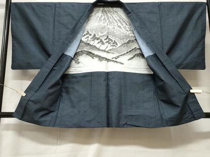 平和屋着物■男性 本場大島紬 アンサンブル 100亀甲 総詰め 正絹 逸品 CABD3916ev