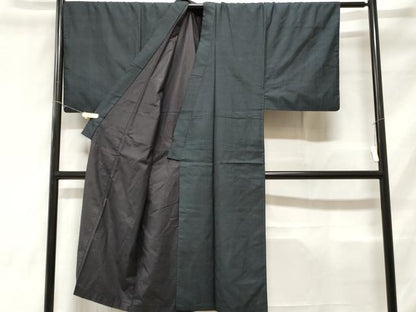 平和屋着物■男性 本場大島紬 アンサンブル 亀甲文様 総詰め 正絹 逸品 CABD3918ev