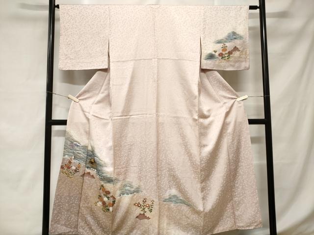平和屋着物■訪問着　御所解文　暈し染め　金彩　正絹　逸品　CABD3959ev