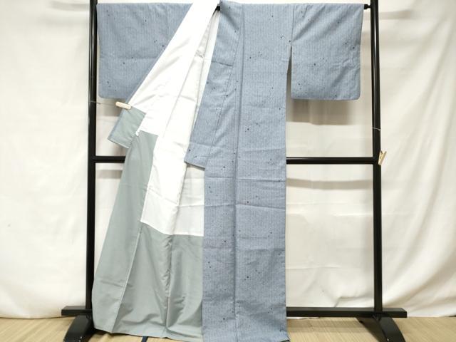 平和屋着物■小紋 箔散らし文 洗える着物 CABD3989ev
