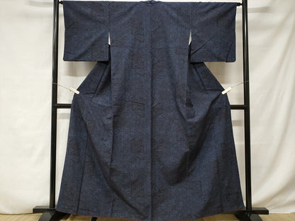 平和屋着物■上質な紬 吉祥文 正絹 逸品 CABD3996ev