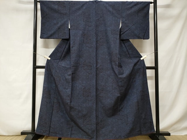 平和屋着物■上質な紬 吉祥文 正絹 逸品 CABD3996ev