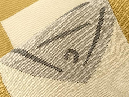 平和屋着物●爪掻き本綴れ　八寸名古屋帯　休み鳥　名古屋仕立て　正絹　逸品　CABD4047dy