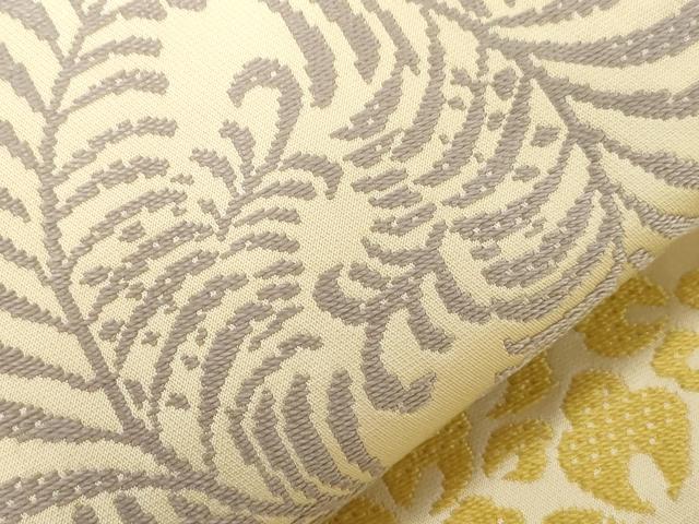 平和屋着物●西陣　川島織物　九寸開き名古屋帯　唐織　草花丸文　正絹　逸品　CABD4054dy