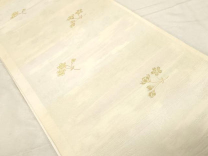 平和屋着物●両面　六通柄袋帯　唐織　舞花文　正絹　逸品　CABD4058dy