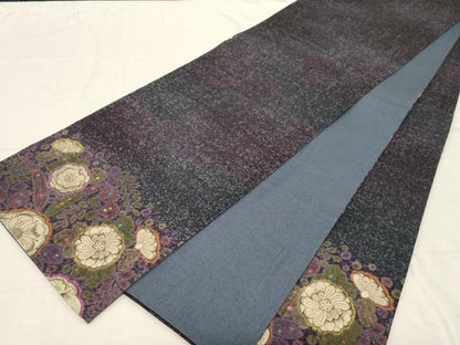 平和屋着物●六通柄袋帯　紬地　絞り　辻が花　正絹　逸品　CABD4072dy