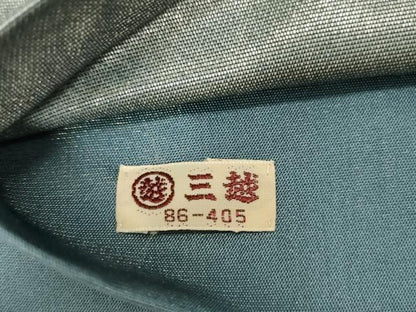 平和屋着物●太鼓柄袋帯　更紗花文　金糸　三越扱い　正絹　逸品　CABD4080dy