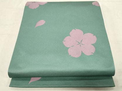 平和屋着物●世界的人形師　辻村寿三郎　ジュサブロー　六通柄袋帯　舞花文　正絹　逸品　CABD4130dy