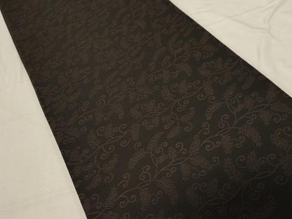 平和屋着物●両面　全通柄袋帯　葡萄蔦の葉文　金糸　正絹　逸品　CABD4136dy
