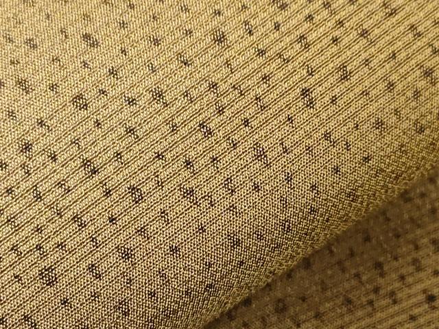 平和屋着物●両面　全通柄袋帯　本塩沢　霞文　正絹　逸品　CABD4141dy