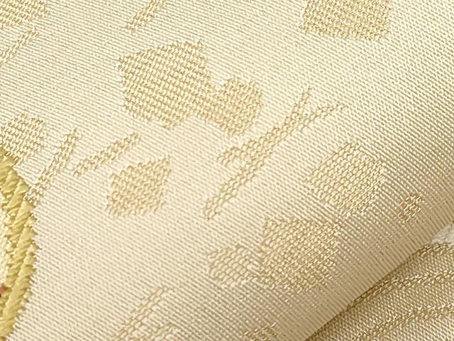 平和屋着物●西陣　川島織物　九寸名古屋帯　エ霞　寿字文　正絹　逸品　CABD4174dy