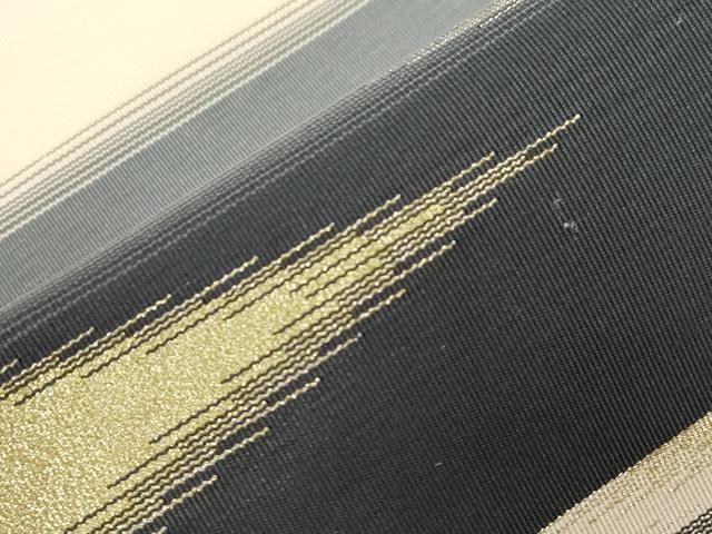 平和屋着物●爪掻き本綴れ　八寸名古屋帯　霞文　金銀糸　正絹　逸品　未使用　CABD4205dy