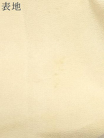 平和屋着物●九寸名古屋帯 型染め 草花文 正絹 逸品 CABD4211dy