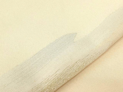平和屋着物●爪掻き本綴れ　八寸名古屋帯　立波文　金糸　正絹　逸品　CABD4225dy