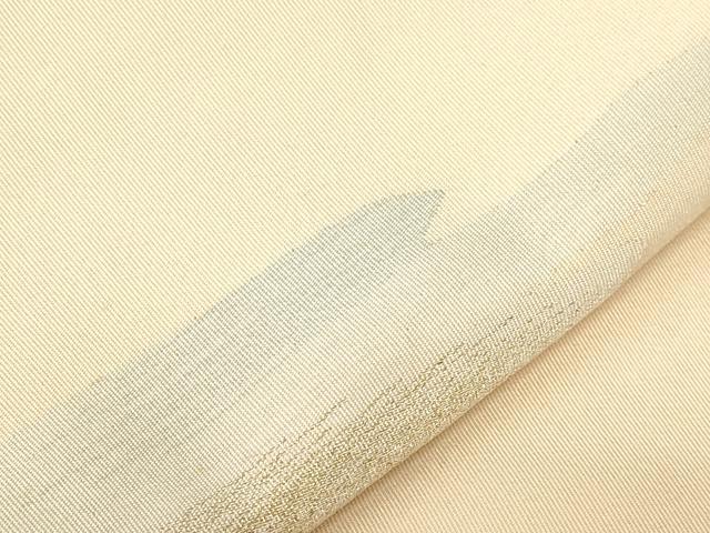 平和屋着物●爪掻き本綴れ　八寸名古屋帯　立波文　金糸　正絹　逸品　CABD4225dy
