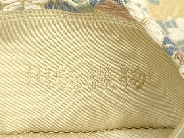 平和屋着物●西陣　川島織物　六通柄　本袋帯　唐織　橘　舞花文　正絹　逸品　CABD4250dy