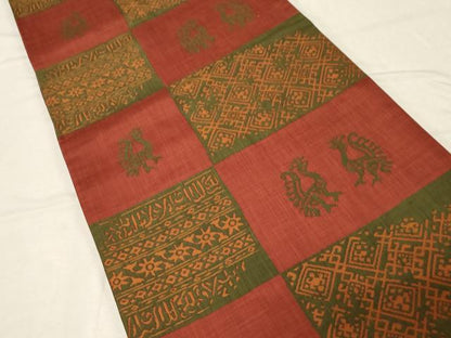 平和屋着物●名門木屋太　今河織物　六通柄袋帯　吉祥鳥文　正絹　逸品　CABD4258dy